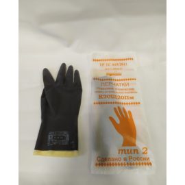 Перчатки резиновые технические защита от химических факторов